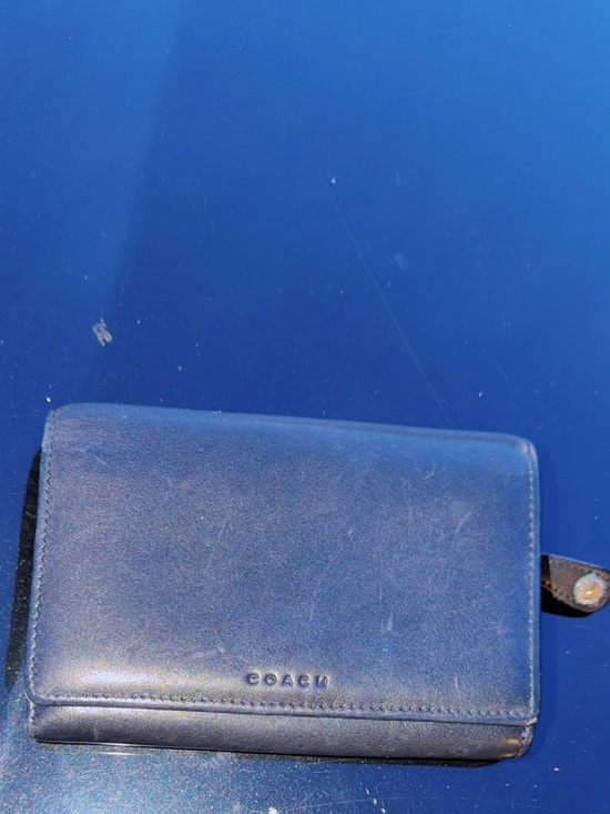 Coach Other - Coach Men’s Navy Leather Bifold Wallet